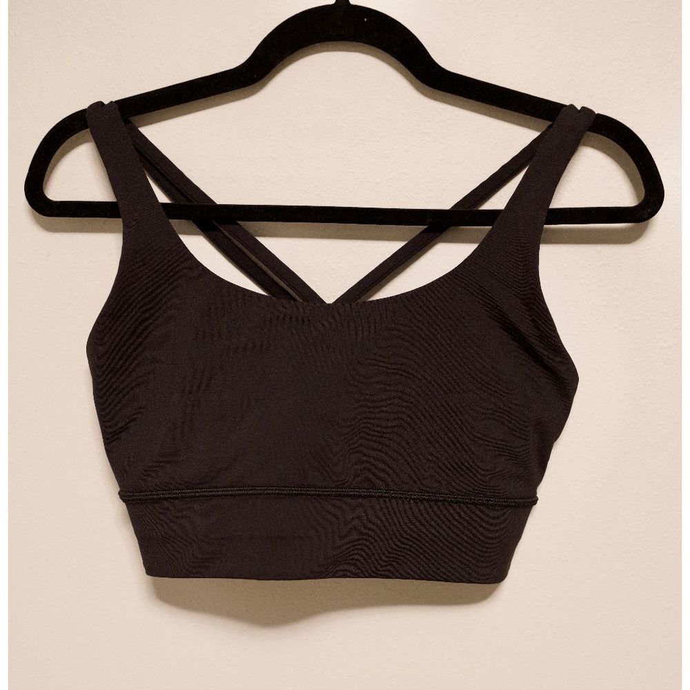 Lululemon Energy Bra Longline - Black - Size 10